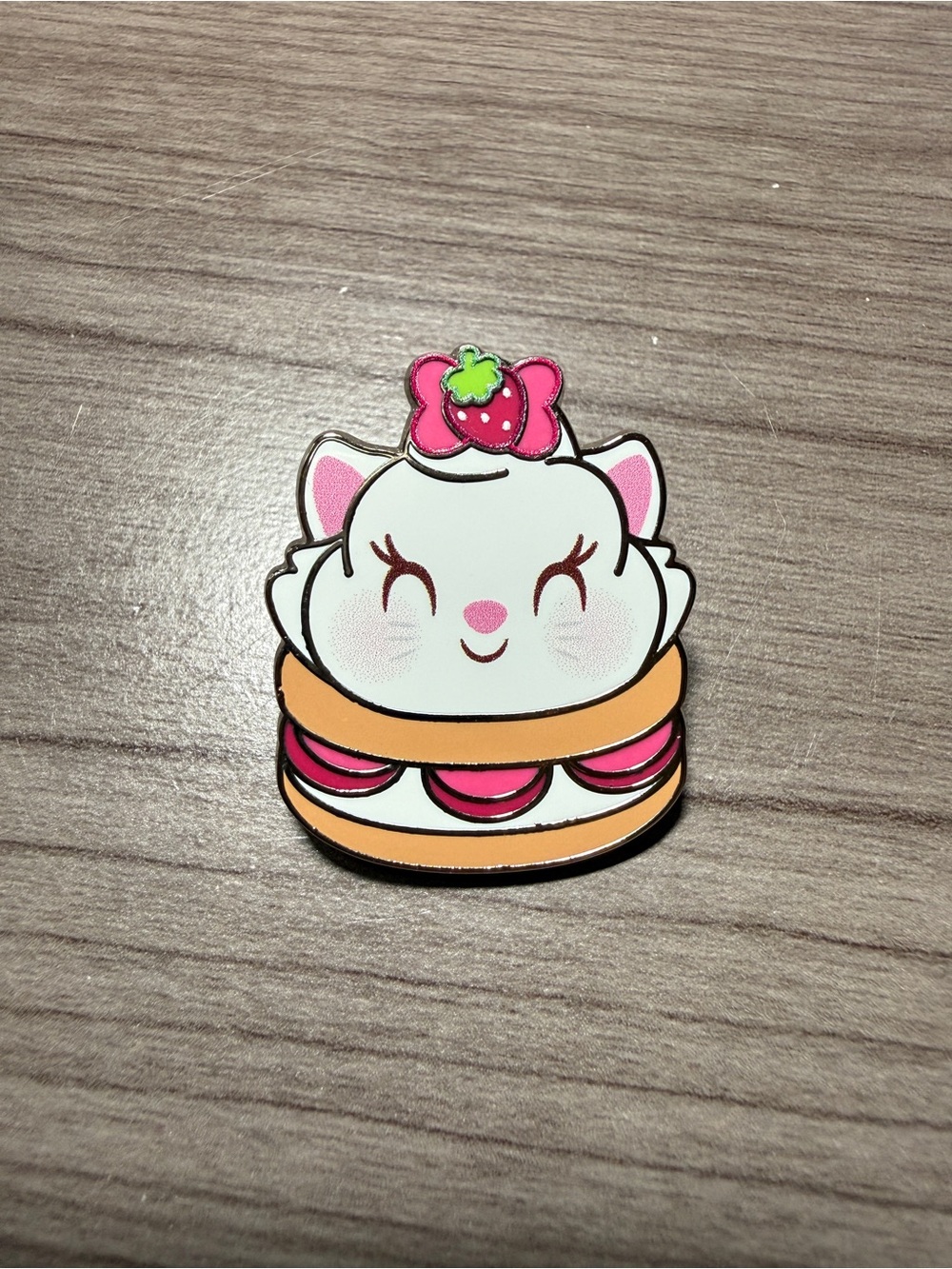 Disney Pins Marie Strawberry Pound Cake